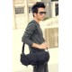 black single strap backpack