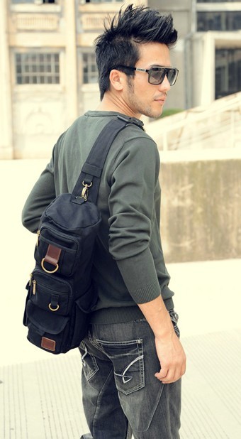 mens single strap backpack