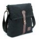 IPAD canvas and leather messenger bag
