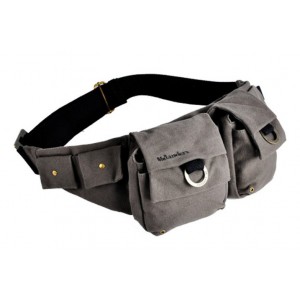 grey waist belt bag