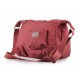 red Cotton canvas satchel