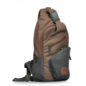 Single strap back pack, shoulder strap backpack