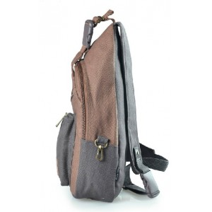 brown Single strap back pack