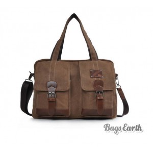 14 Inch Laptop Messenger Canvas Bag