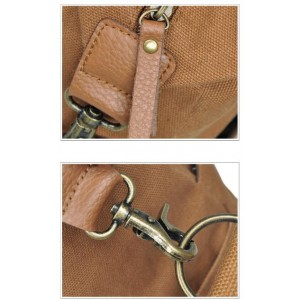 khaki canvas handbag for women
