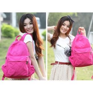rose Canvas backpacks satchel book bag
