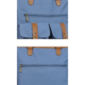blue shoulder messenger bag