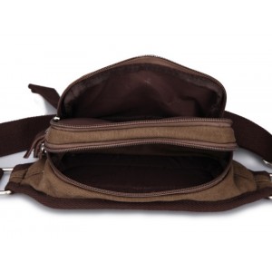 coffee canvas waist pack