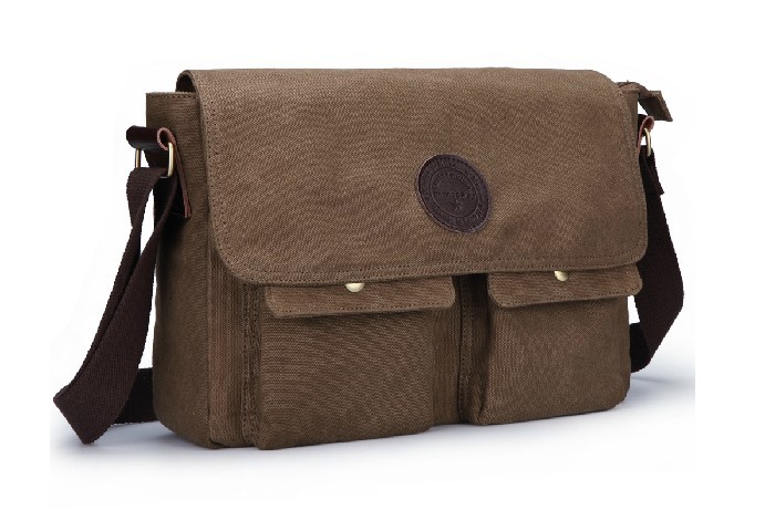 Canvas messenger bag, men&#39;s canvas satchel bag - BagsEarth