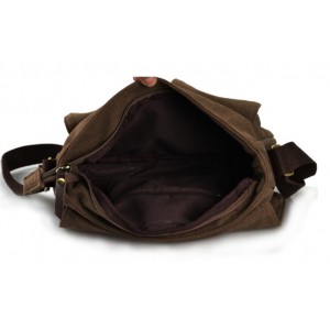 leather men's canvas satchel bag