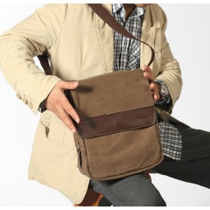 mens Canvas messenger bag