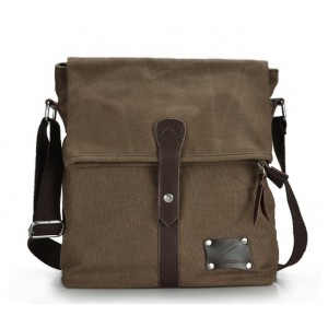 Men canvas satchel