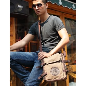 Mens leather shoulder bag