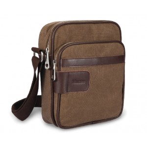 Mens canvas shoulder bag, men's weekday canvas messenger bag