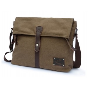 Canvas messenger bag black, canvas satchel bag for men