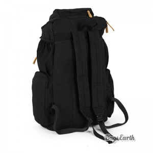 Black Canvas Backpack