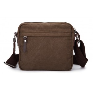 coffee Canvas satchel bag for men