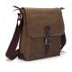 canvas leather messenger bag
