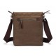 coffee Mens canvas messenger bag