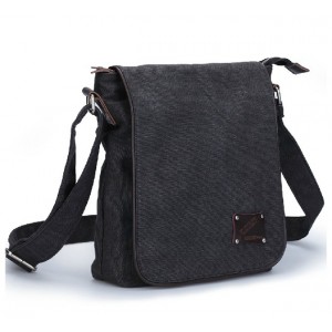 Canvas messenger bags for men, canvas messenger bag black