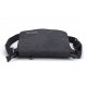 black canvas messenger bag black