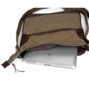 Canvas messenger bag