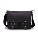 Vintage messenger bag black