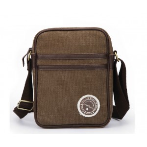 Men canvas satchel