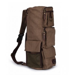 Canvas messenger bags backpack, single strap backpack