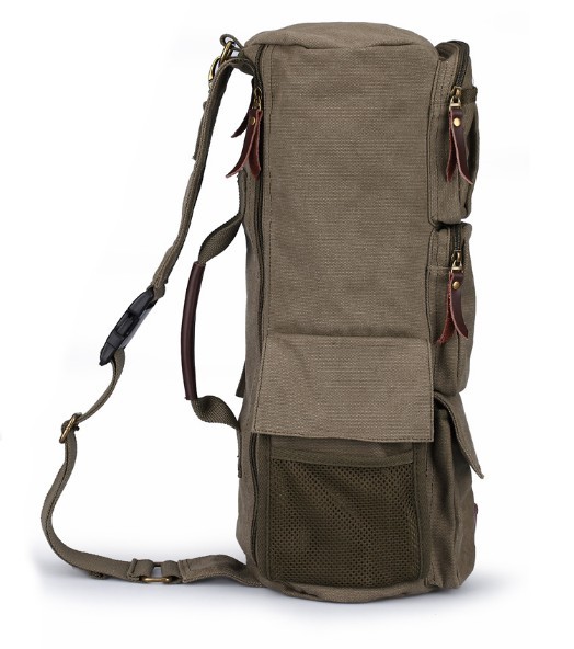 Canvas messenger bags backpack, single strap backpack - BagsEarth