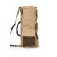 khaki single strap backpack