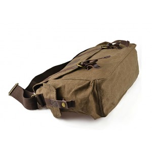 coffee mens canvas shoulder bag