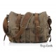 Army Green Vintage Canvas Messenger Bag