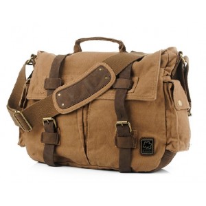 khaki Best 14 inch laptop bag