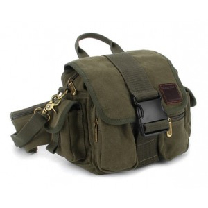 army green canvas fanny pack