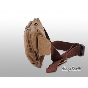 Khaki Cool Canvas Fanny Pack