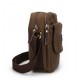 coffee canvas messenger bag for women