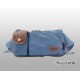 Blue Cool Canvas Fanny Pack