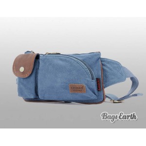 Blue Men's Fanny Pack