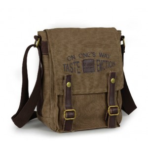 cotton messenger bag