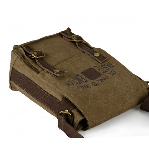 vintage cotton messenger bag