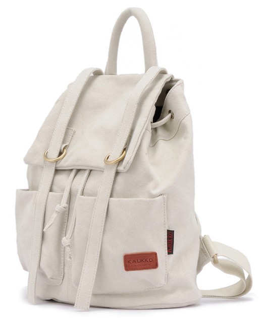 Cute canvas backpack, canvas rucksack school backpack