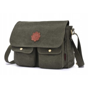 army green travel shoulder bag