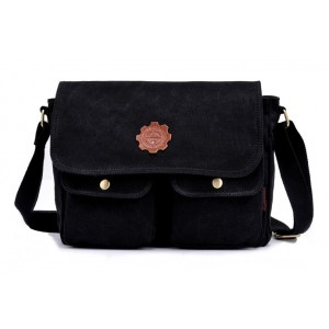 black Trendy messenger bag