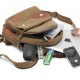 khaki 1 strap backpack