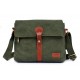 army green Vintage messenger bags for men