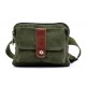army green natural canvas fanny pack