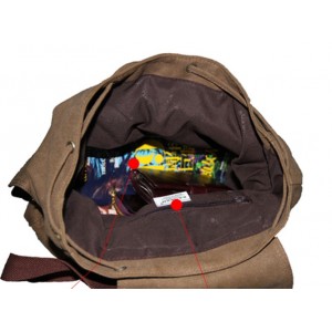 canvas rucksack backpack