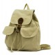 beige girls canvas rucksack backpack