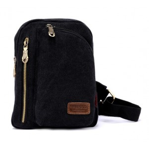 black Backpack single strap